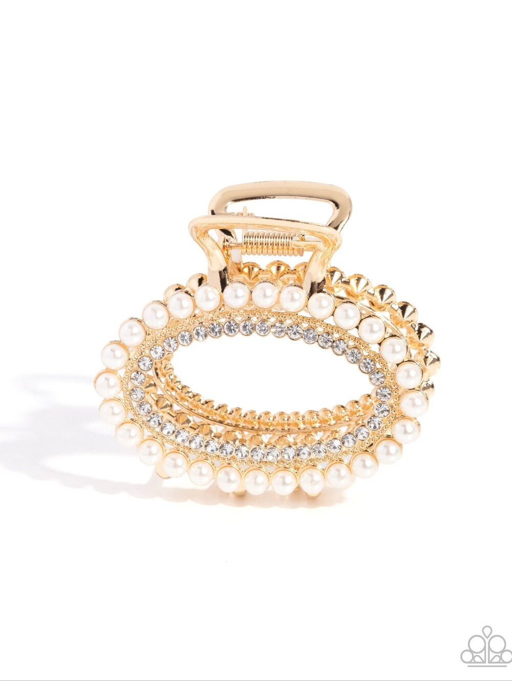 Opulent Office Gold Hair Claw Clip